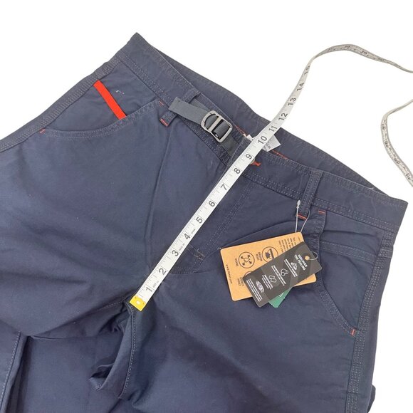 L.L. Bean Mens Navy Thin Canvas Straight-Leg Pants 32WX34IN Work Hiking Travel - Picture 6 of 13